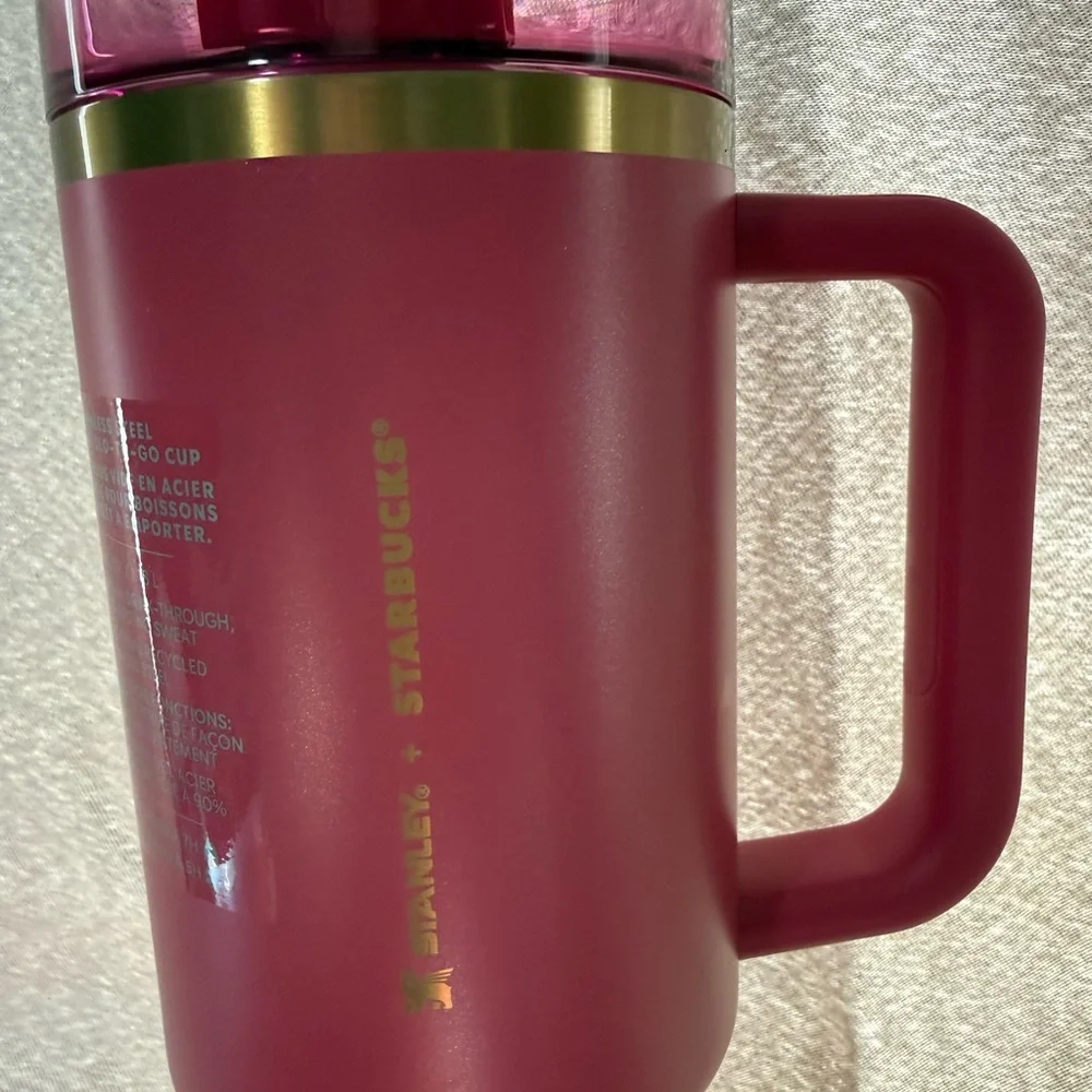 Stanley Starbucks Pink Glitter 40oz - Picture 3 of 5